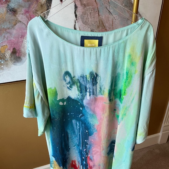 Maeve Silk Dress from Anthropologie Size Large - Picture 3 of 4